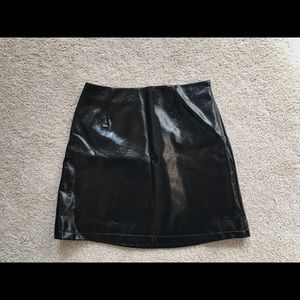Urban Outfitters Vegan Leather Skirt